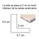 Caisse Américaine en L Blanchie